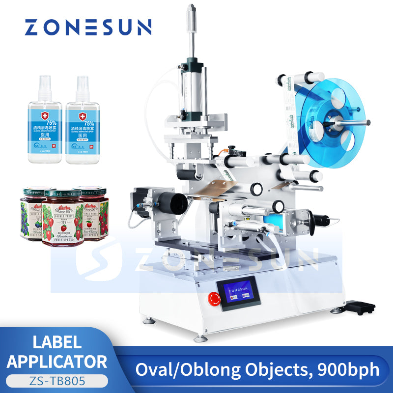 ZONESUN Irregular Bottle Labeling Machine