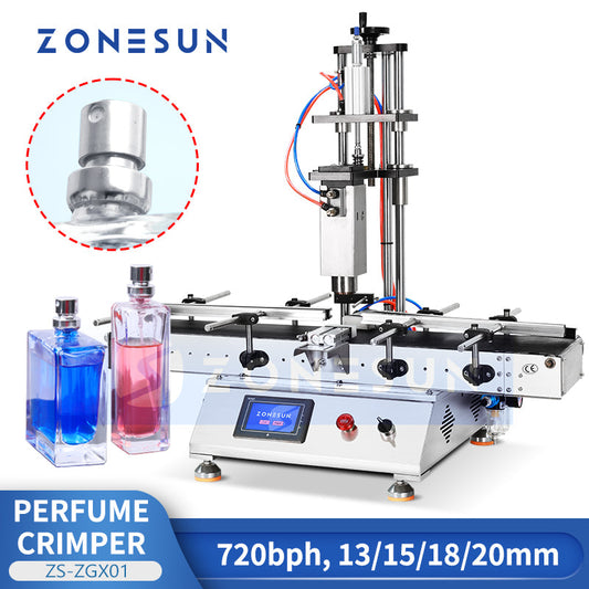 ZONESUN ZS-ZGX01 Automatic Perfume Crimper Scent Capping Machine