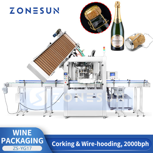 ZONESUN Automatic Wine Corking Machine