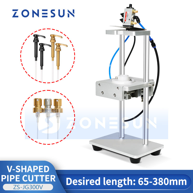 ZONESUN ZS-JG300V V-Shaped PIPE Cut  Dip Tube V Cutter