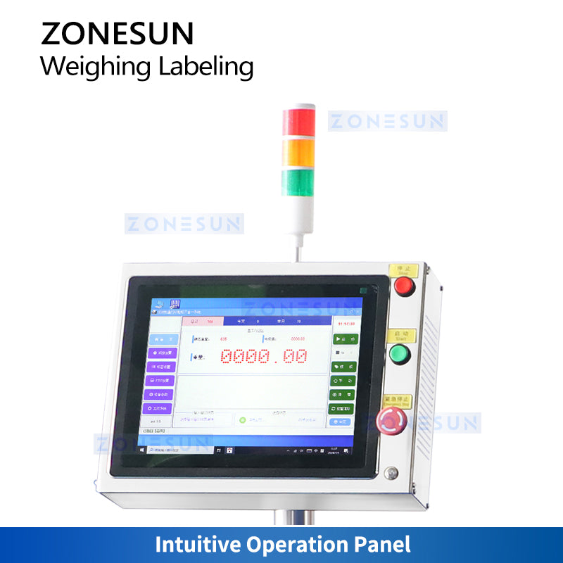 zonesun weighing labeling machine