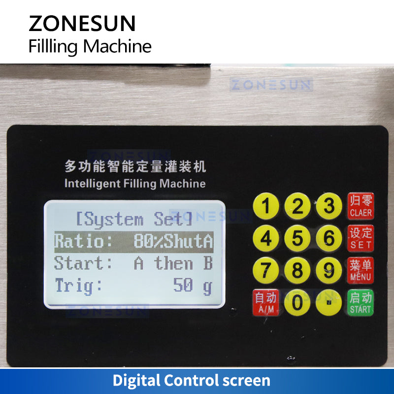 ZONESUN ZS-RPW35 Lhigh-flow Rotary Lobe Pump Bucket Filling Machine