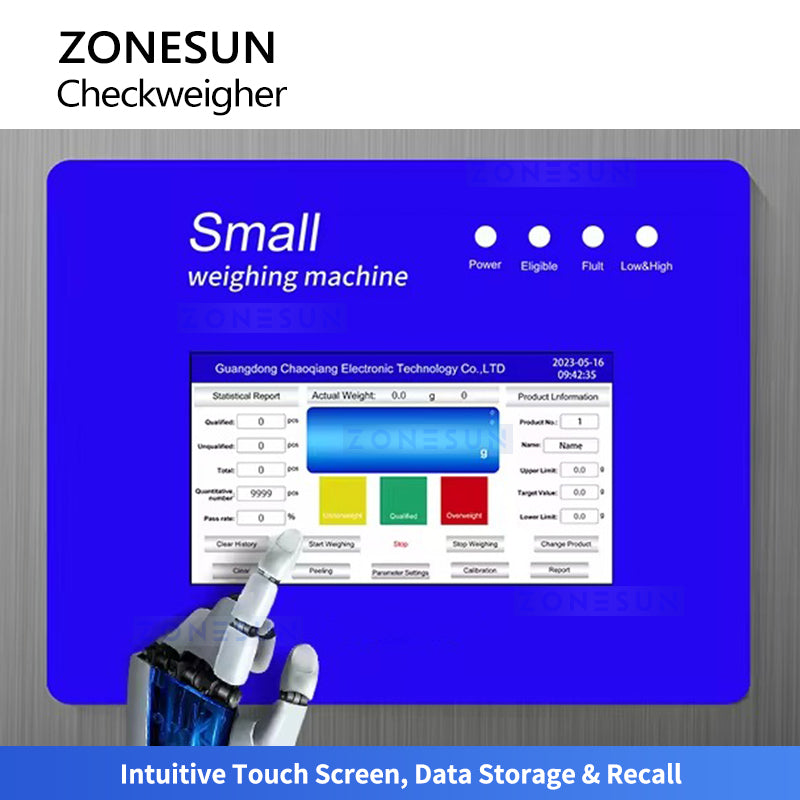 ZONESUN ZS-CW150 Mini Checkweigher 4000pcs/h