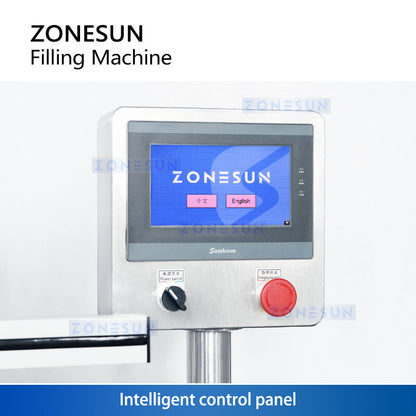 ZONESUN ZS-SV6HS Servo Piston Foam Liquid Filling Machine