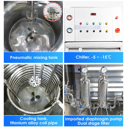 Vacuum filling machine