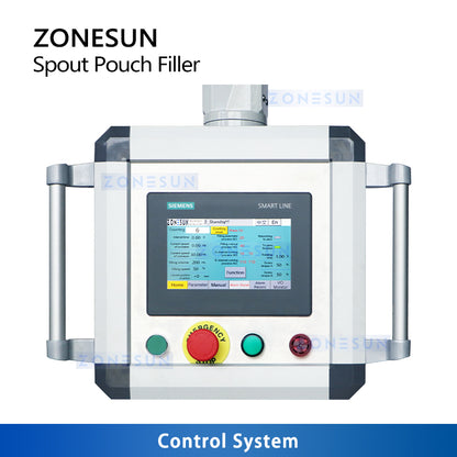 ZONESUN Spout Pouch Filling Machine Filling Capping Monoblock Doypack Rotary Packing Equipment ZS-AFC12