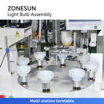 ZONESUN ZS-DPA8 LED Light Bulb Assembly Machine