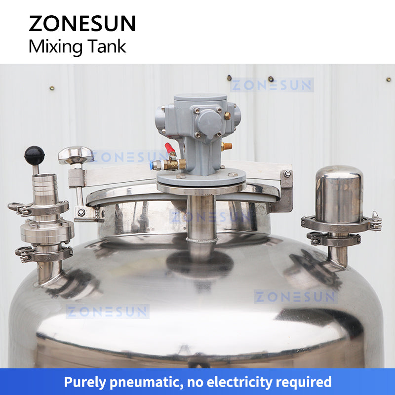 ZONESUN Pneumatic Muti-size Mixer Blender ZS-PMT100L（Best Offer）