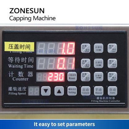 ZONESUN ZS-YG12 Automatic Cap Pressing Machine Pocket Perfume Sealer