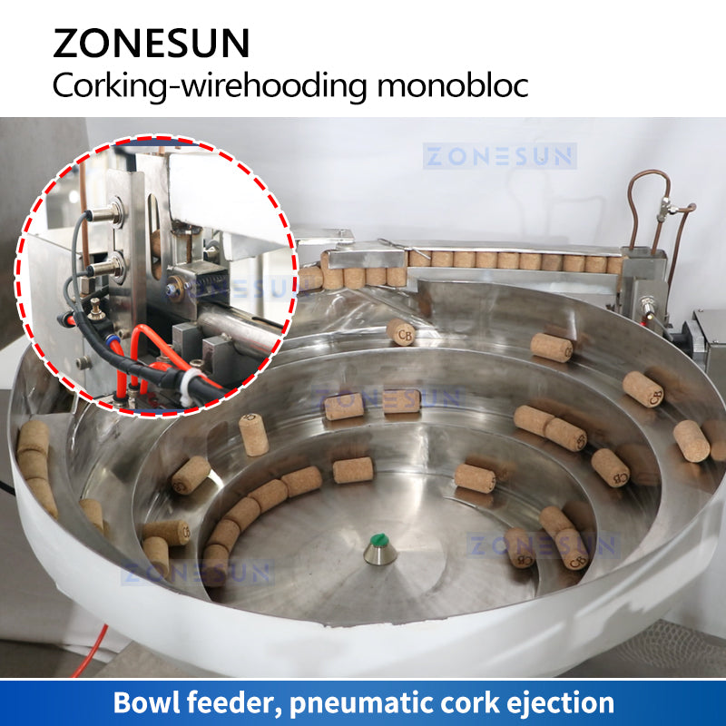 ZONESUN Automatic Wine Corking Machine