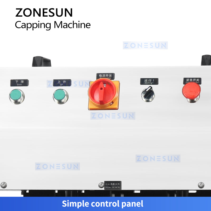 ZONESUN ZS-XG440B 20-100mm Fliptop Spray Twist Off Pneumatic Capping Machine