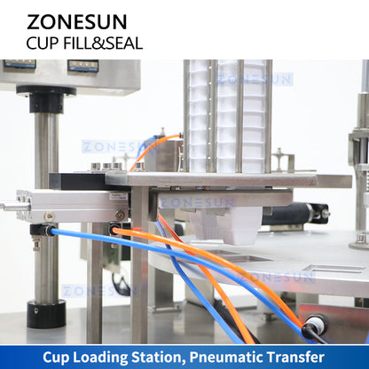 ZONESUN ZS-AFC06 Jelly Yogurt Cup Filling and Sealing Machine