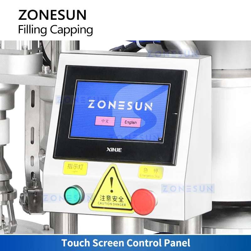 ZONESUN ZS-AFC37  Automatic Rotary Filling & Capping Machine