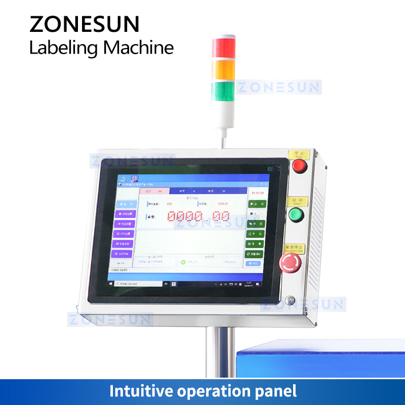 ZONESUN ZS-TB650 Automatic Weigh-Price Date Printing Flat Labeling Machine