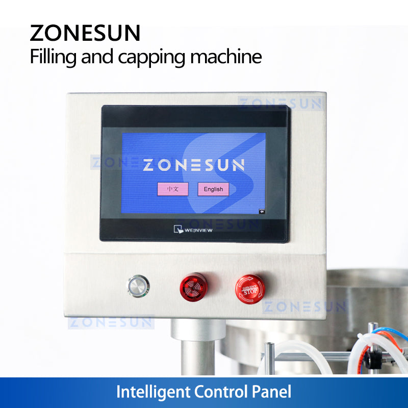 ZONESUN ZS-AFC33 Monoblock Filling Capping Machine Squeeze Bottle Packaging