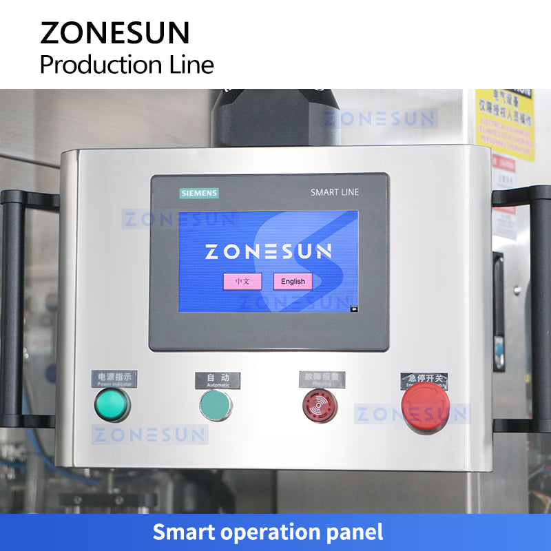 ZONESUN ZS-FAL180Z10 Servo Filling Capping and Labeling Machine