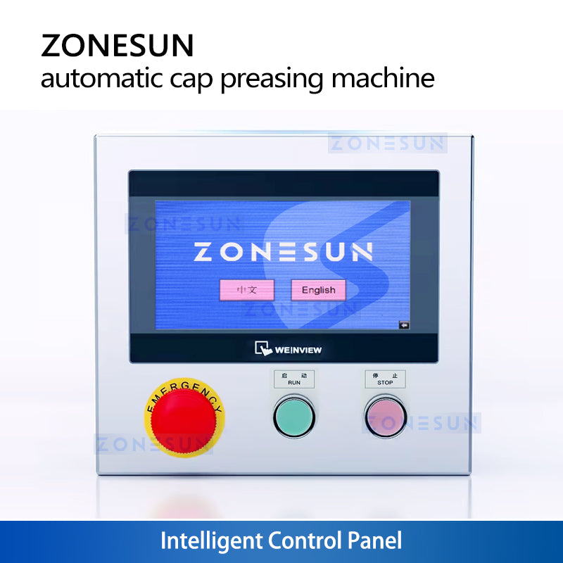 ZONESUN Automatic Cap Press Sealing Machine ZS-XG16D4