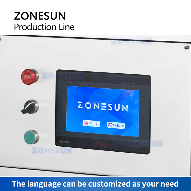 ZONESUN Automatic Liquid Packing Machine Essential Oil Vial Eyedrops Bottle Desktop Filling and Capping Equipment ZS-AFCL1