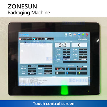 ZONESUN ZS-JSP20 Automatic Visual Counting Filling Sealing Bagging Machine