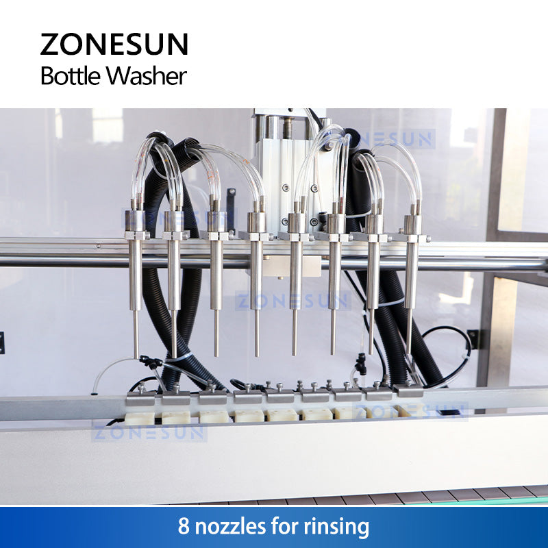 ZONESUN ZS-XPJ8 Automatic 8 Heads Anion Rinsing Machine