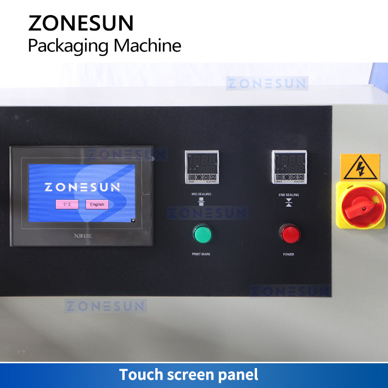 ZONESUN ZS-ZB600W Horizontal Flow Wrapping Machine Composite Film Wrapper