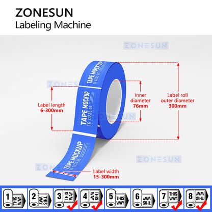 zonesun labeling machine