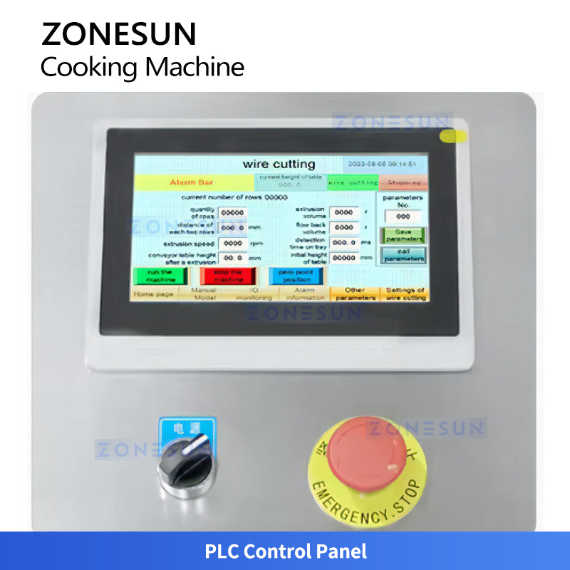 ZONESUN ZS-CO400W Industrial Automatic Wire Cut Cookie Depositor Machine Biscuit Making Machine