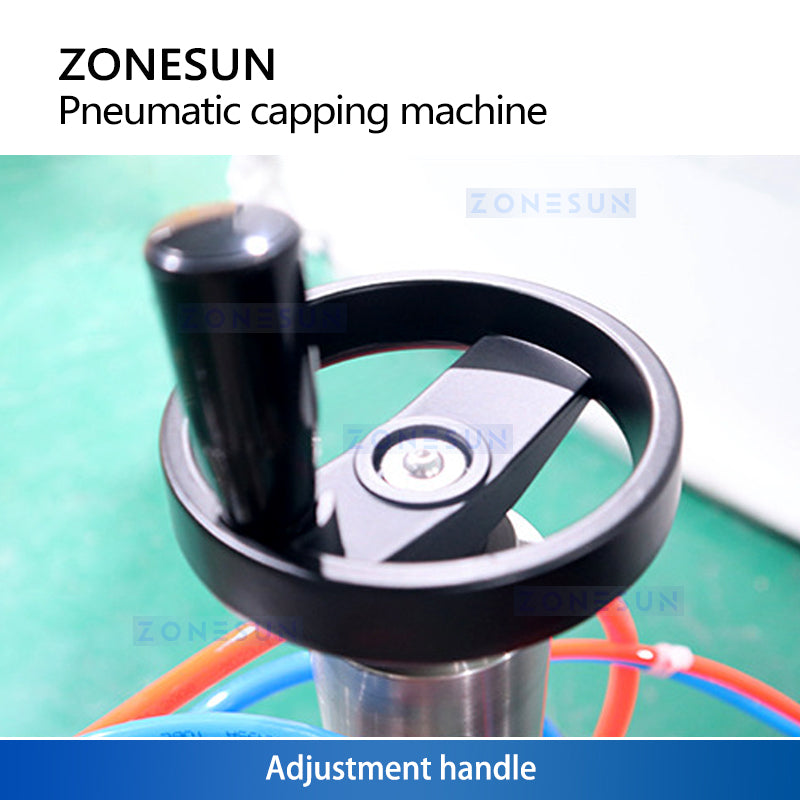 ZONESUN ZS-YG25Q Pneumatic Aerosol Can Crimping Machine