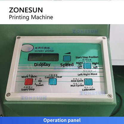 ZONESUN ZS-SWP1 Silk Screen Printing Machine LOGO Printer