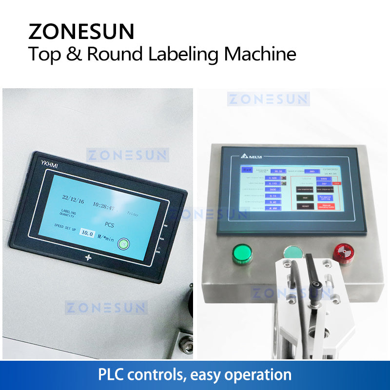 round bottle labeling machine