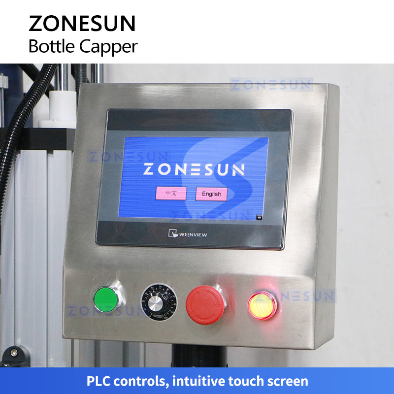 plc control capping machine