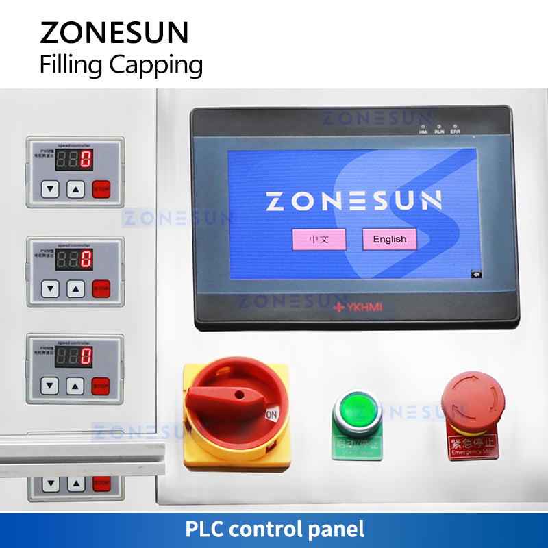 ZONESUN ZS-DTFC4Y Tabletop Liquid Filling and Capping Machine