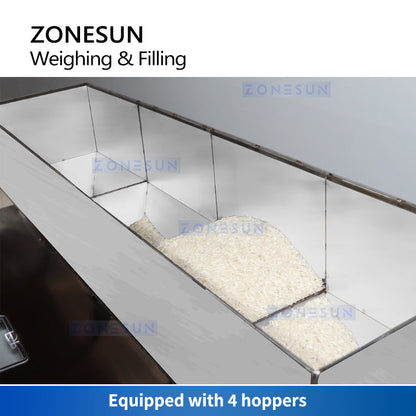 ZONESUN ZS-GW4C Automatic Granule Weighing Filling Machine