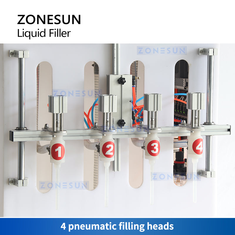 ZONESUN ZS-YTCR4 Semi-automatic Corrosive Liquid Filling Machine（Best Offer）