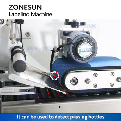 ZONESUN ZS-TB800 Automatic Tube Labeler Lip Balm Label Machine