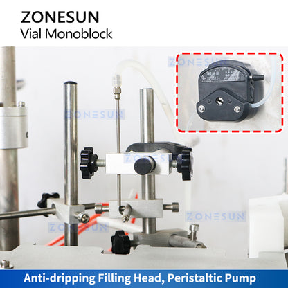 ZONESUN ZS-AFC41 Vial Filling & Capping Monoblock