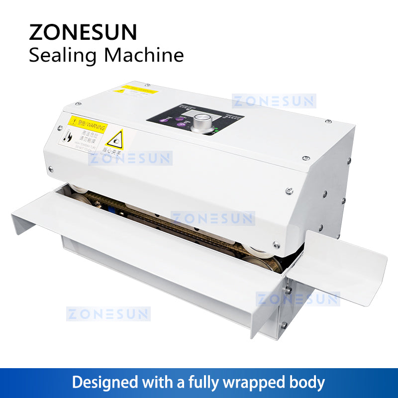 ZONESUN Continuous Band Sealer Bag Sealing Machine ZS-GLF100