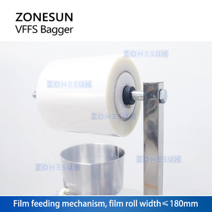 ZONESUN ZS-GZ200 Weighing Powder Filling And Three Side Sealing Machine With Date Printer