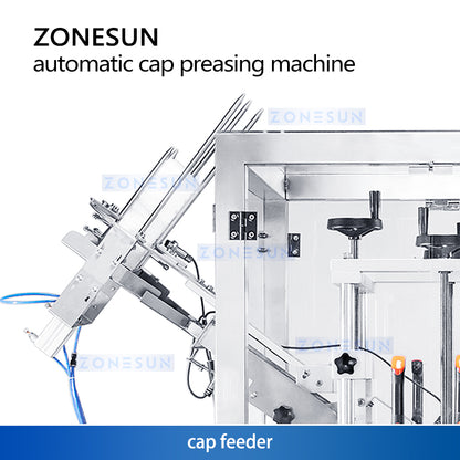 ZONESUN Automatic Cap Press Sealing Machine ZS-XG16D4