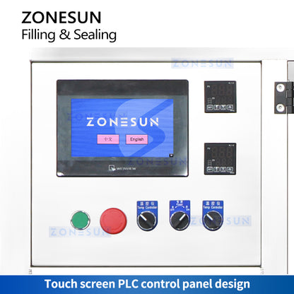 ZONESUN ZS-AFS07 Plastic Cup Piston Pump Liquid Paste Filling Sealing Machine