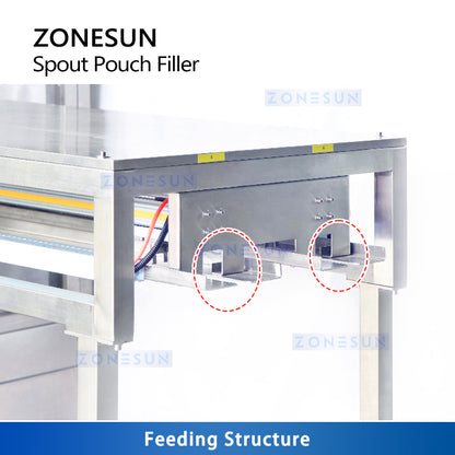 ZONESUN Spout Pouch Filling Machine Filling Capping Monoblock Doypack Rotary Packing Equipment ZS-AFC12