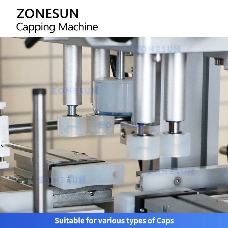 ZONESUN ZS-XG1870M 4-wheel Bottle Capping Machine