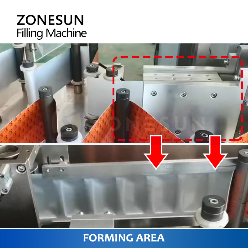 ZONESUN Snap-sachet Packaging Machine for Single Dose Portion Packs ZS-FS180