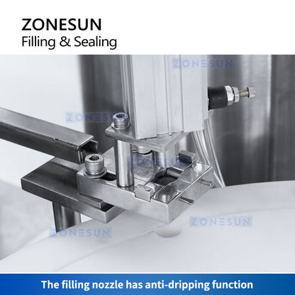 ZONESUN ZS-PB450 Automatic Penicillin Bottle Filling Capping Machine Liquid Filler