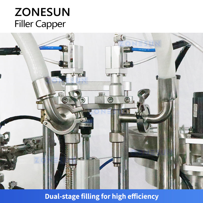 ZONESUN ZS-AFC34 AutomaticThick Paste Filling Capping Machine