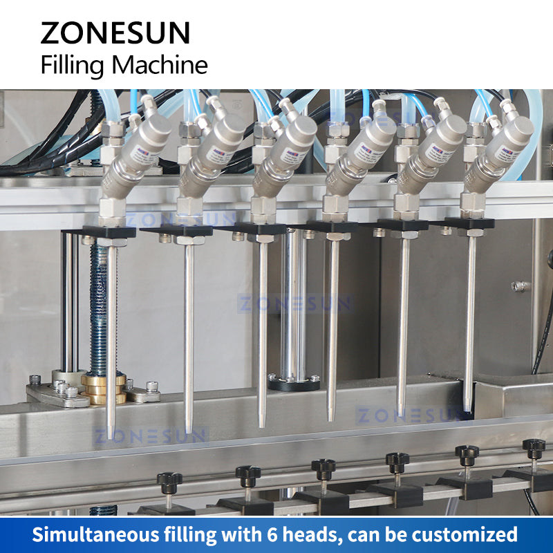 ZONESUN Automatic Explosion Proof Filling Machine Chemical Bottle Liquid Filler ZS-YTEX1