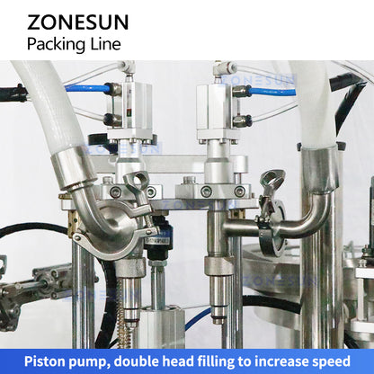 piston filling production line