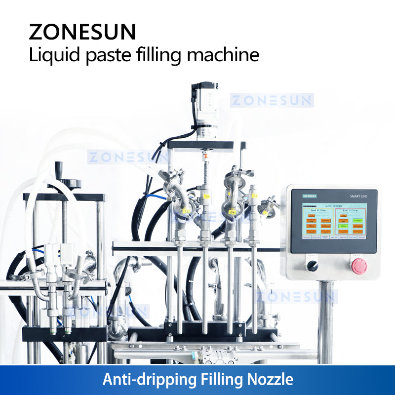 ZONESUN ZS-SVYT4D Dual System Liquid & Paste Filling Machine