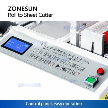 ZONESUN ZS-DBC300 Roll to Sheet Cutting Machine