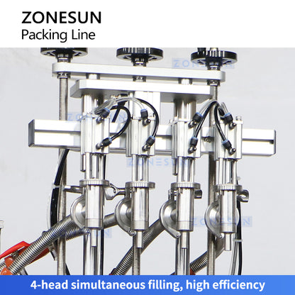 ZONESUN ZS-FAL180D9 Automatic Packaging Line Paste Butter Creamy Products